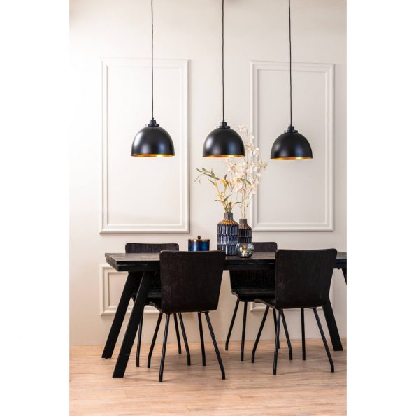 Industriële hanglamp Kylie zwart - Afbeelding 3