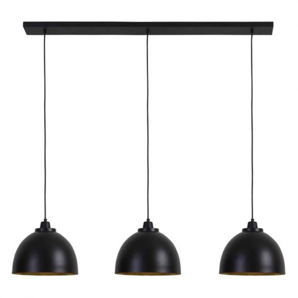 Industriële hanglamp Kylie zwart