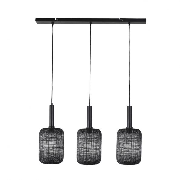 Industriële hanglamp Lekang zwart - Afbeelding 2