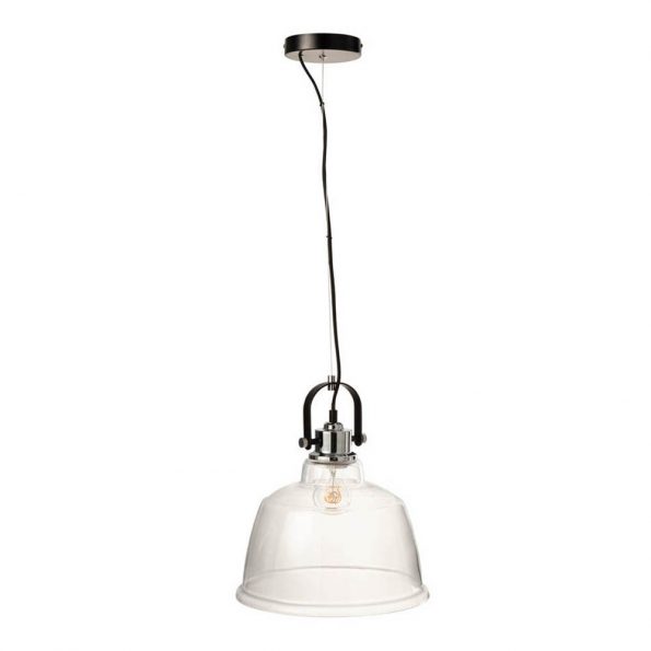 Industriële hanglamp Magali transparant