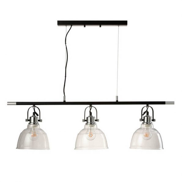 Industriële hanglamp Magali transparant