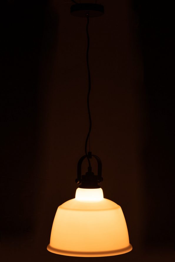 Industriële hanglamp Magali wit - Afbeelding 4