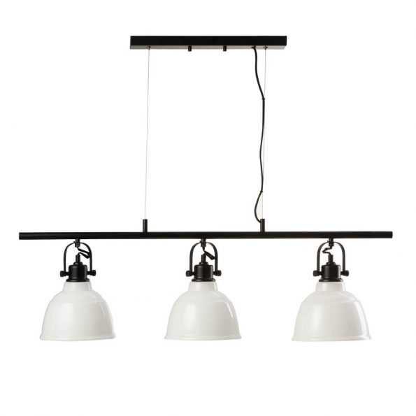 Industriële hanglamp Magali wit - Afbeelding 2