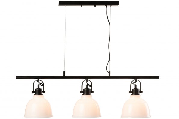 Industriële hanglamp Magali wit - Afbeelding 3