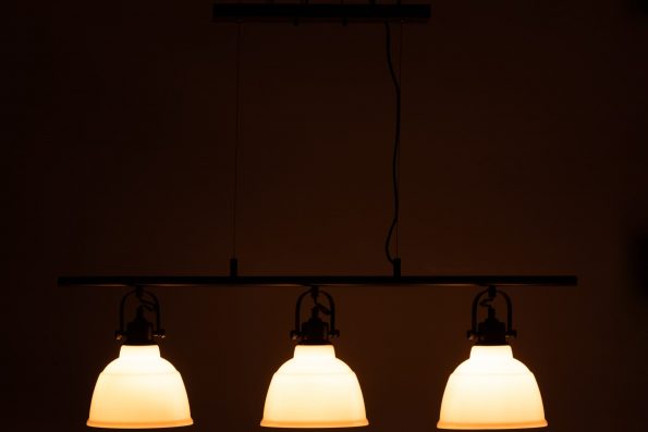 Industriële hanglamp Magali wit - Afbeelding 4