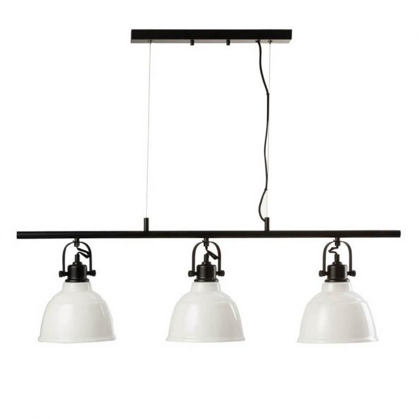 Industriële hanglamp Magali wit