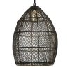 Industriële hanglamp Meya zwart