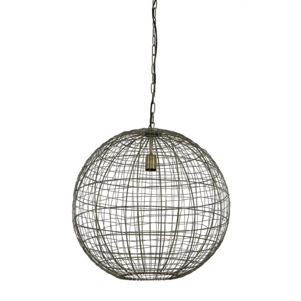 Industriële hanglamp Mirana brons - Afbeelding 2