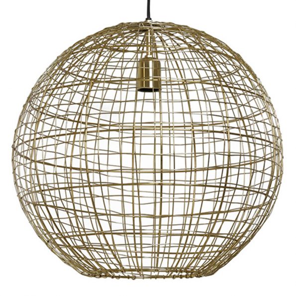 Industriële hanglamp Mirana goud