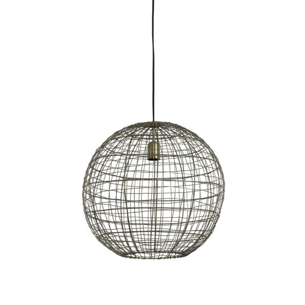 Industriële hanglamp Mirana goud - Afbeelding 2