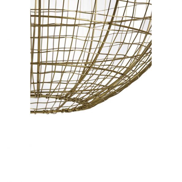 Industriële hanglamp Mirana goud - Afbeelding 3
