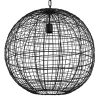 Industriële hanglamp Mirana zwart