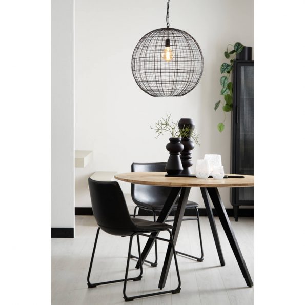 Industriële hanglamp Mirana zwart - Afbeelding 3