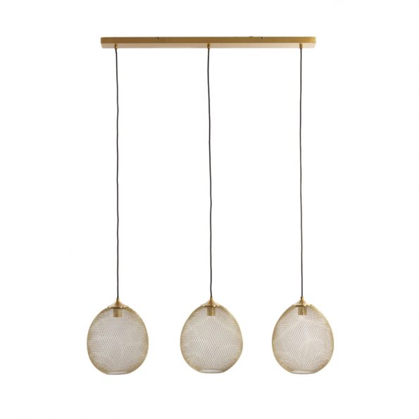 Industriële hanglamp Moroc goud - Afbeelding 2