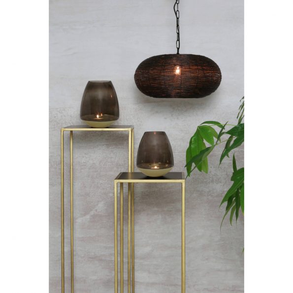 Industriële hanglamp Nadra brons - Afbeelding 3