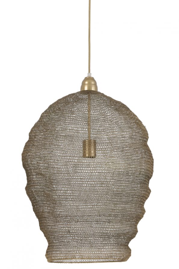 Industriële hanglamp Nikki brons - Afbeelding 3