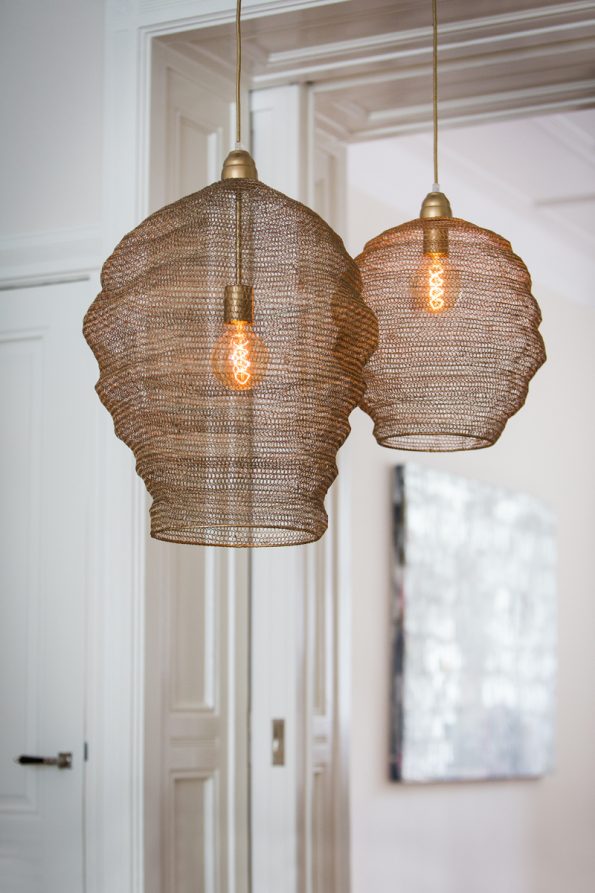 Industriële hanglamp Nikki brons - Afbeelding 5