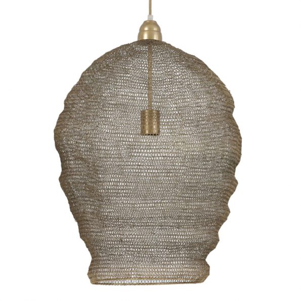 Industriële hanglamp Nikki beige