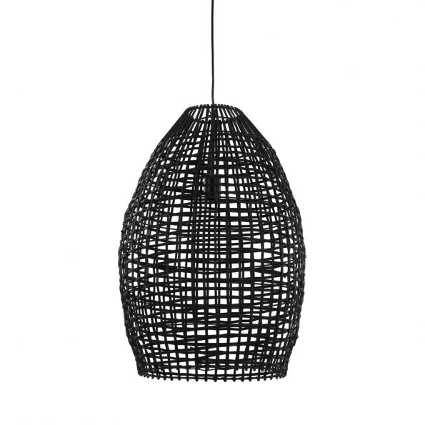 Industriële hanglamp Olaki zwart - Afbeelding 2