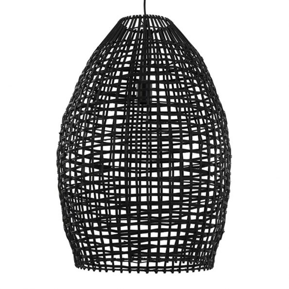 Industriële hanglamp Olaki zwart