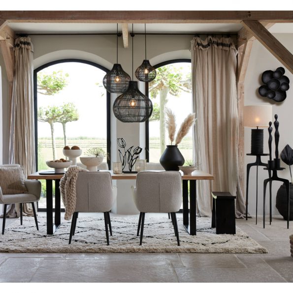 Industriële hanglamp Pacino zwart - Afbeelding 3