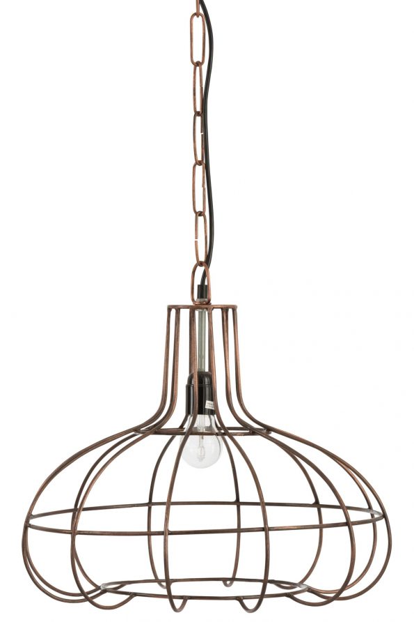 Industriële hanglamp Pear poly koper - Afbeelding 5