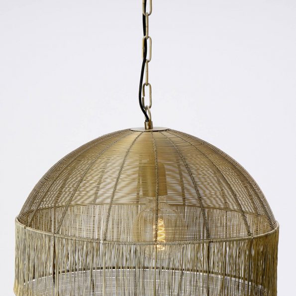 Industriële hanglamp Pilka goud - Afbeelding 5