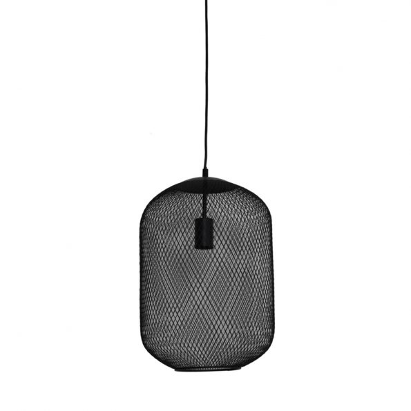 Industriële hanglamp Reilley zwart - Afbeelding 2