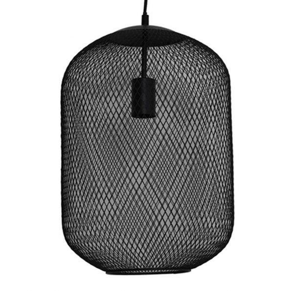 Industriële hanglamp Reilley zwart