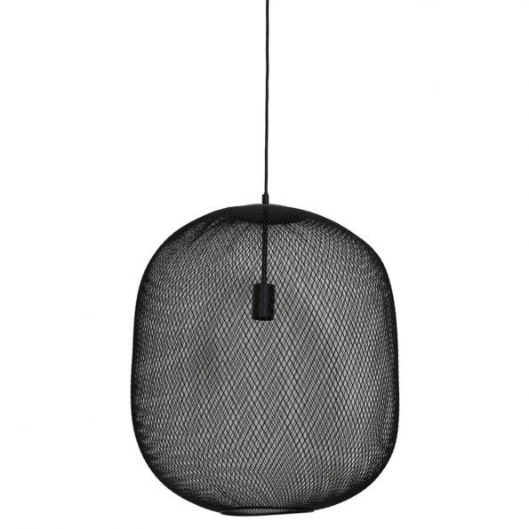Industriële hanglamp Reilley zwart - Afbeelding 2