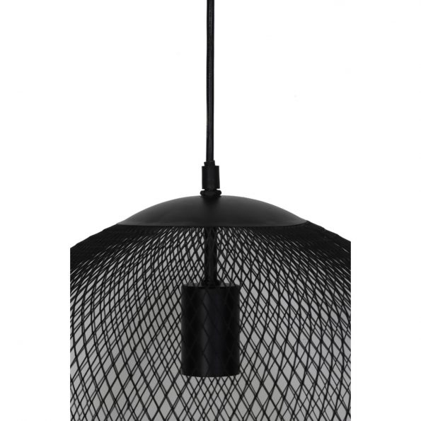 Industriële hanglamp Reilley zwart - Afbeelding 3