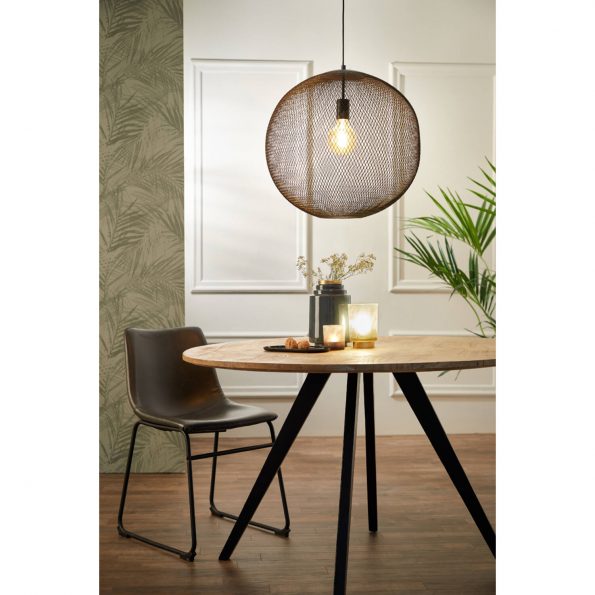 Industriële hanglamp Reilley zwart - Afbeelding 5
