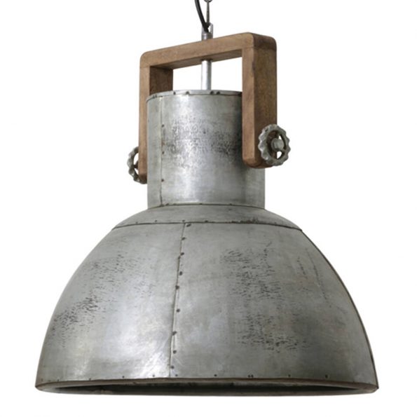 Industriële hanglamp Shelly bruin