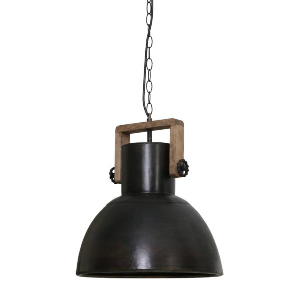 Industriële hanglamp Shelly zwart - Afbeelding 2