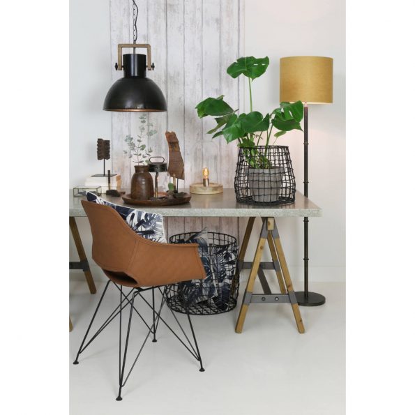 Industriële hanglamp Shelly zwart - Afbeelding 3