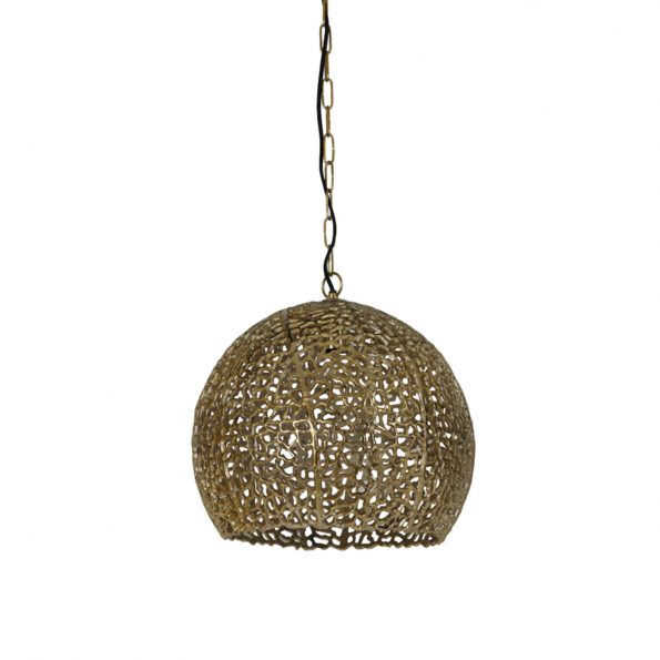 Industriële hanglamp Sinula goud - Afbeelding 2
