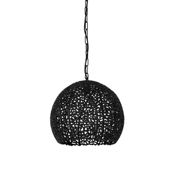 Industriële hanglamp Sinula zwart - Afbeelding 2