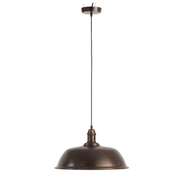 Industriële hanglamp Sly bruin - Afbeelding 2