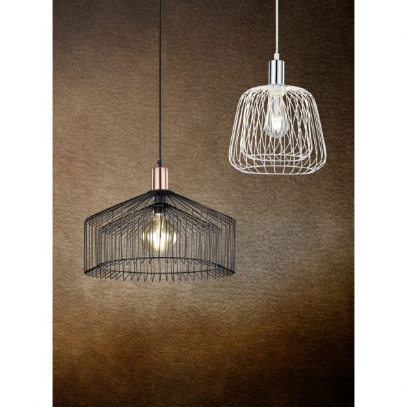 Industriële hanglamp Tanja zwart ø 39 cm - Afbeelding 5
