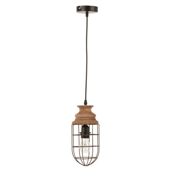 Industriële hanglamp Tune oranje - Afbeelding 2