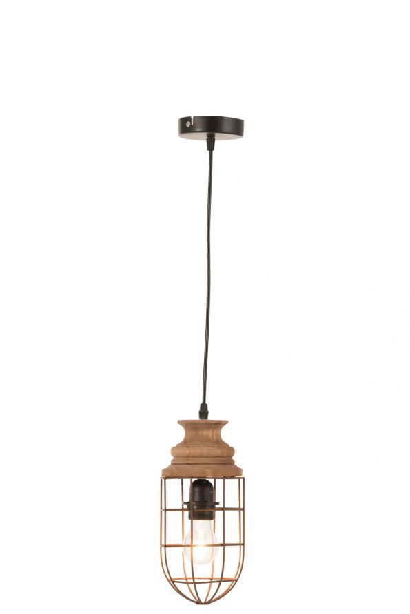 Industriële hanglamp Tune oranje - Afbeelding 3