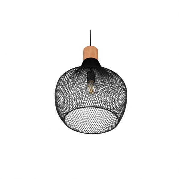 Industriële hanglamp Valeria zwart ø 33 cm - Afbeelding 6