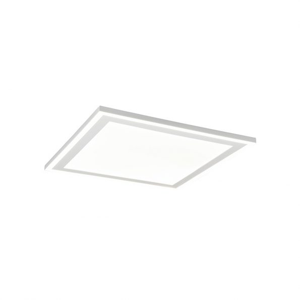 Industriële plafonniere Carus wit