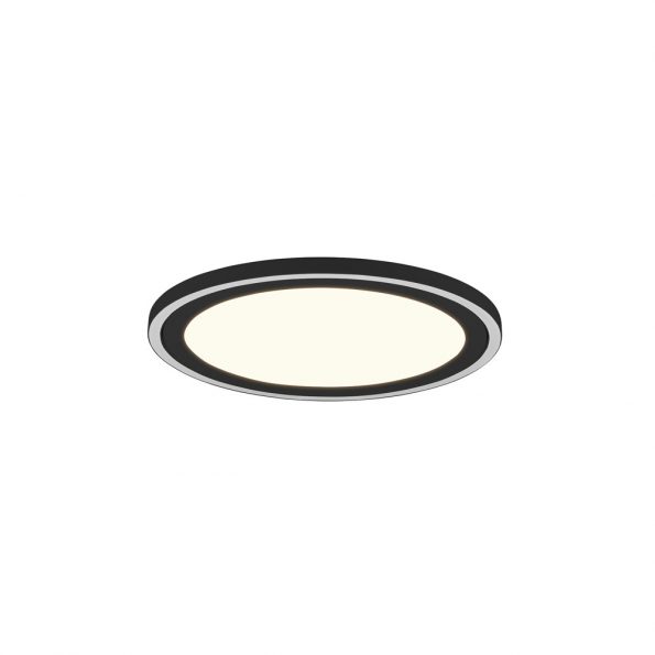 Industriële plafonniere Carus zwart ø 43 cm - Afbeelding 2
