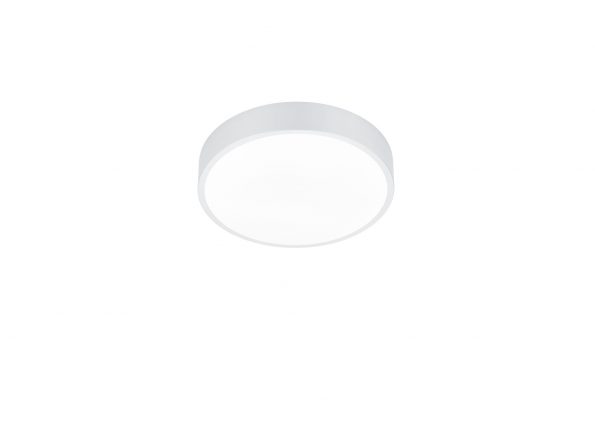 Industriële plafonniere Waco wit ø 31 cm - Afbeelding 2