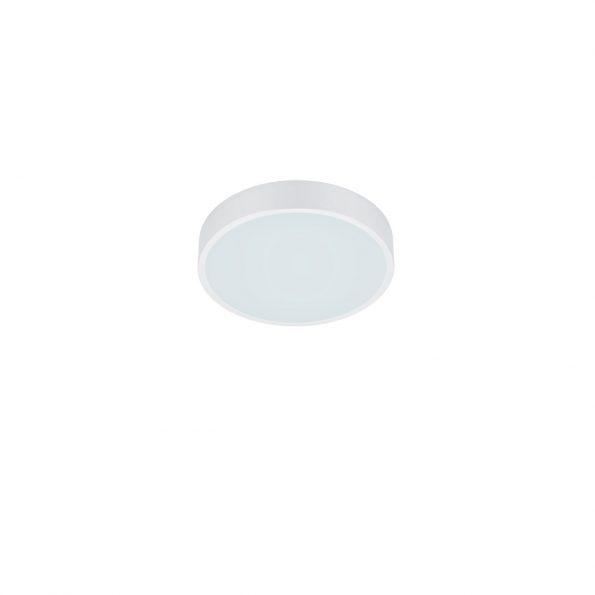 Industriële plafonniere Waco wit ø 31 cm - Afbeelding 4