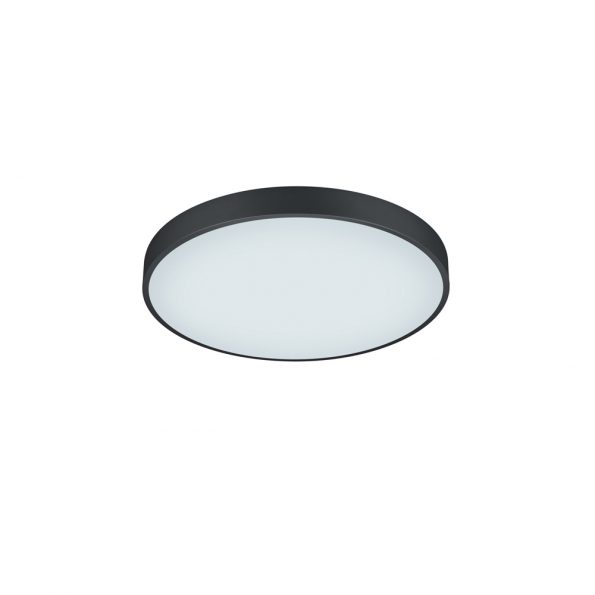 Industriële plafonniere Waco zwart ø 49 cm - Afbeelding 4