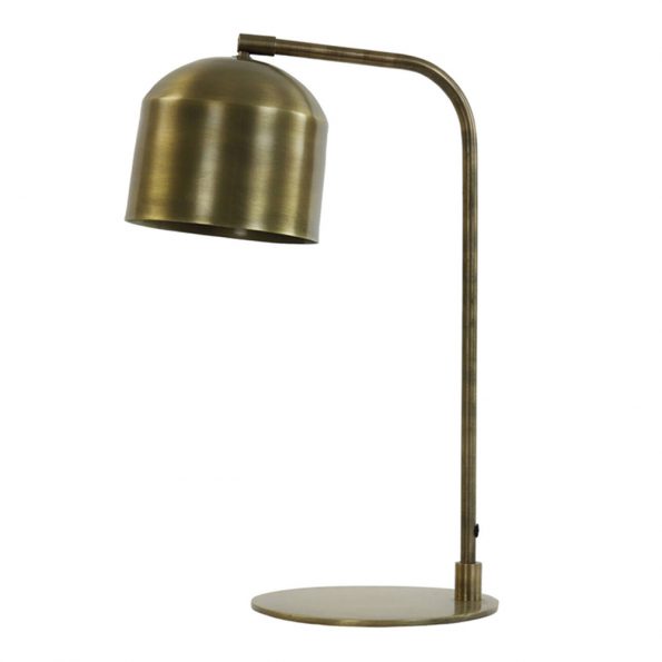 Industriële tafellamp Aleso brons