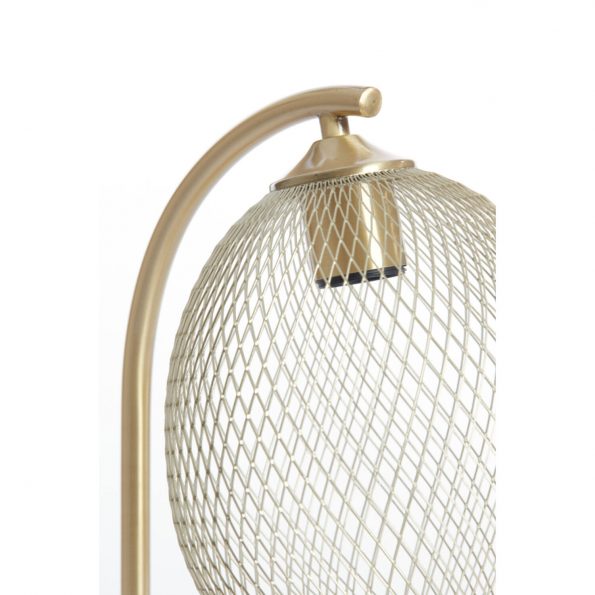 Industriële tafellamp Moroc goud - Afbeelding 4