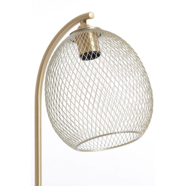 Industriële tafellamp Moroc goud - Afbeelding 5